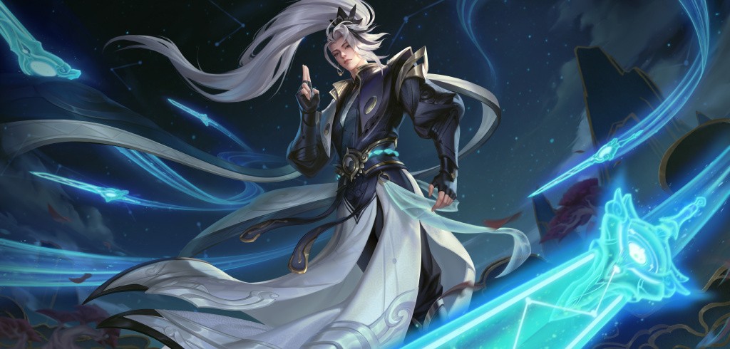 《王者荣耀》诸葛亮新皮肤「鹤羽星尊」动画