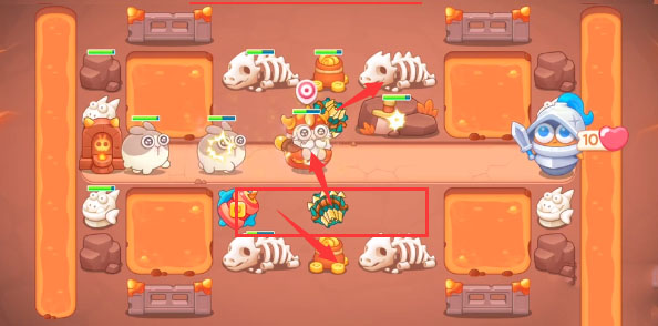 《<a href=https://cqasw.com/game/805.html target=_blank class=infotextkey>保卫萝卜</a>4》饿龙传说第49关通关攻略