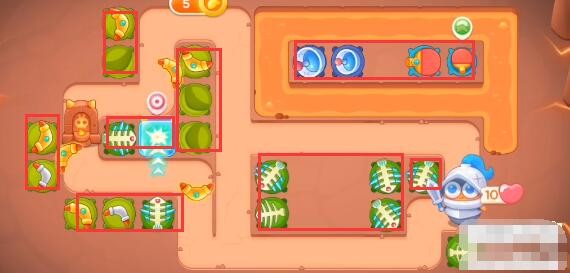 《<a href=https://cqasw.com/game/805.html target=_blank class=infotextkey>保卫萝卜</a>4》饿龙传说第26关通关攻略