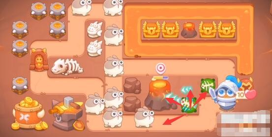 《<a href=https://cqasw.com/game/805.html target=_blank class=infotextkey>保卫萝卜</a>4》饿龙传说第26关通关攻略